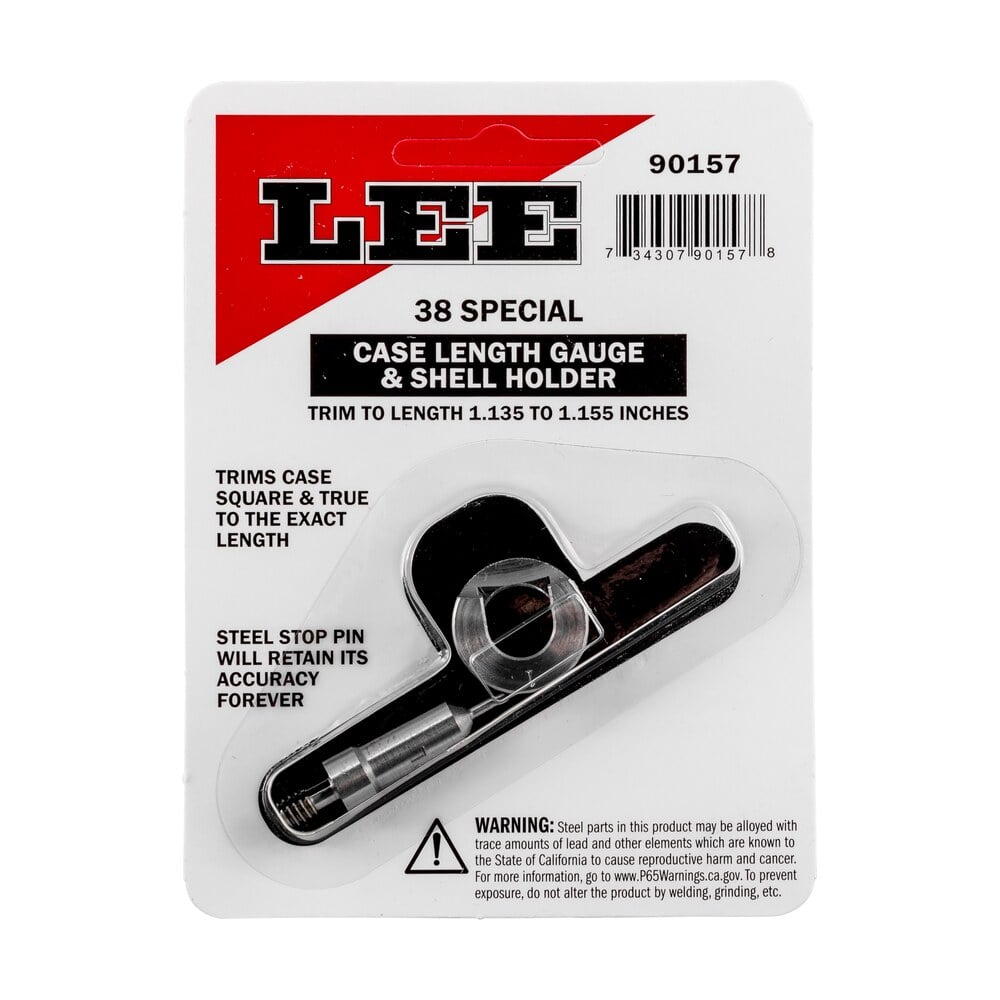 lee precision 90157 case length gauge 38 special Lee Precision 90157 Case Length Gauge 38 Special Sports South item 40585
