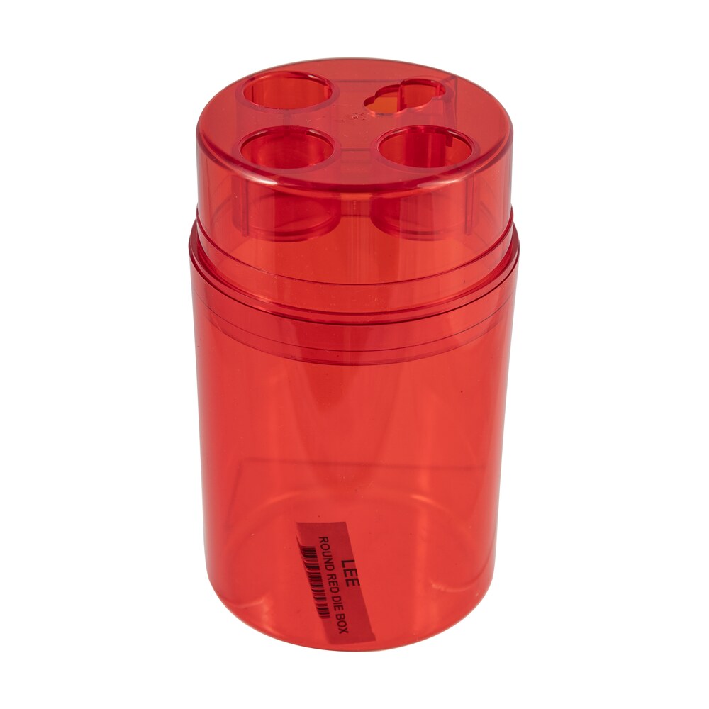 lee precision 90535 die box red multi caliber plastic capacity 3 dies Lee Precision 90535 Die Box Red Multi-Caliber Plastic Sports South item 40730