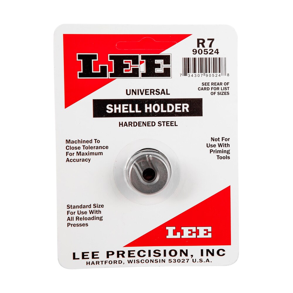 lee precision 90524 shell holder universal #7r 30m1 / 32 acp Lee Precision 90524 Shell Holder Universal #7R 30M1 / 32 ACP Sports South item 40761