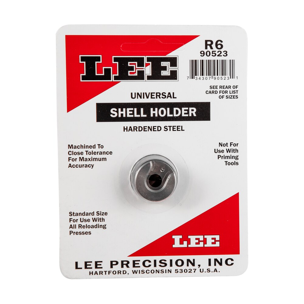 lee precision 90523 shell holder universal #6r 218 bee / 25/20 / 32/20 Lee Precision 90523 Shell Holder Universal #6R 218 Bee / 25/20 / 32/20 Sports South item 40804