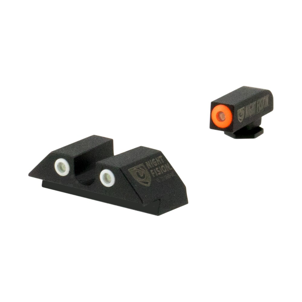 night fision glk001007ogz tritium night sights for glock green tritium orange outline front sight green tritium black outline rear sight glock 17/17l/19/22 Night Fision GLK001007OGZ Tritium Night Sights For Glock Green Tritium Orange Outline Front Sports South item 41451