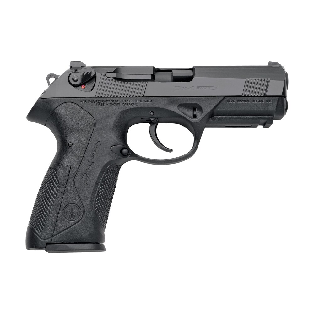 beretta usa jxf9f20ca px4 storm *ca compliant full size frame 9mm luger 10+1, 4.10" black steel barrel, black bruniton serrated steel slide, black polymer frame w/picatinny rail, ambidextrous Beretta USA JXF9F20CA Px4 Storm *CA Compliant Full Size Frame 9mm Luger 10+1, 4.10" Black Steel Sports South item 41943