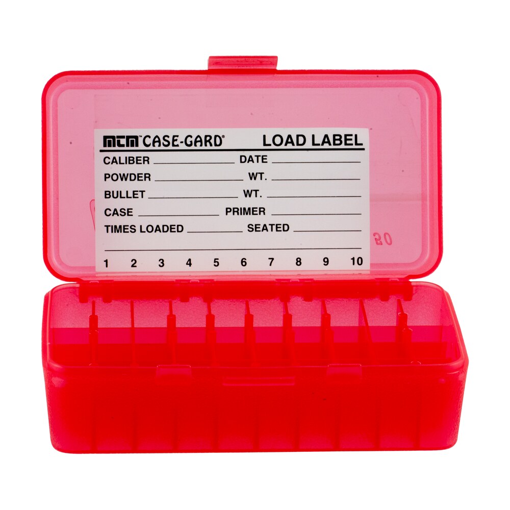 mtm case gard p504429 ammo box flip top multi caliber clear red polypropylene 50rd MTM Case-Gard P504429 Ammo Box Flip-Top Multi Caliber Clear Red Polypropylene 50rd Sports South item 42409