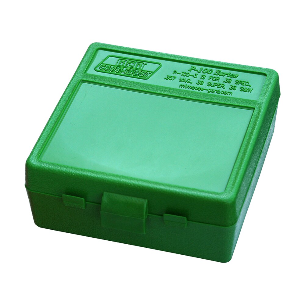 mtm case gard p100310 ammo box flip top multi caliber green polypropylene 100rd MTM Case-Gard P100310 Ammo Box Flip-Top Multi Caliber Green Polypropylene 100rd Sports South item 42410