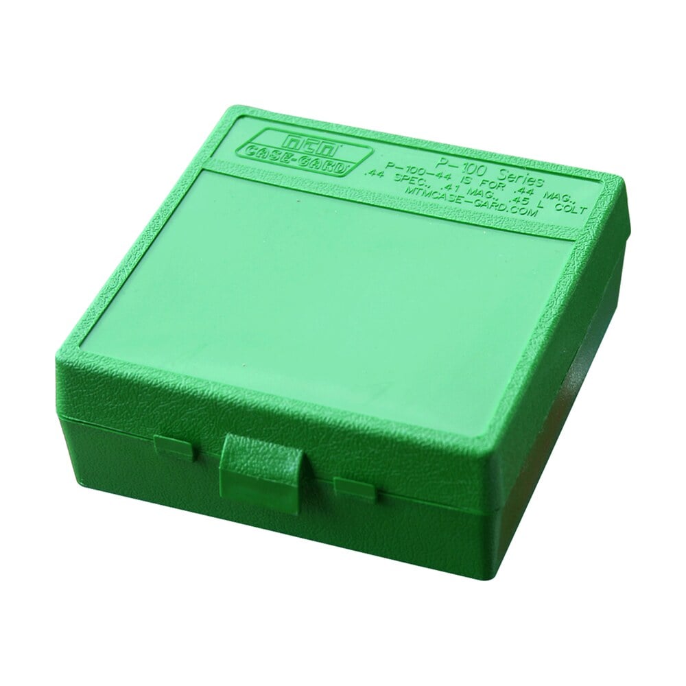 mtm case gard p1004410 ammo box flip top multi caliber green polypropylene 100rd MTM Case-Gard P1004410 Ammo Box Flip-Top Multi Caliber Green Polypropylene 100rd Sports South item 42416