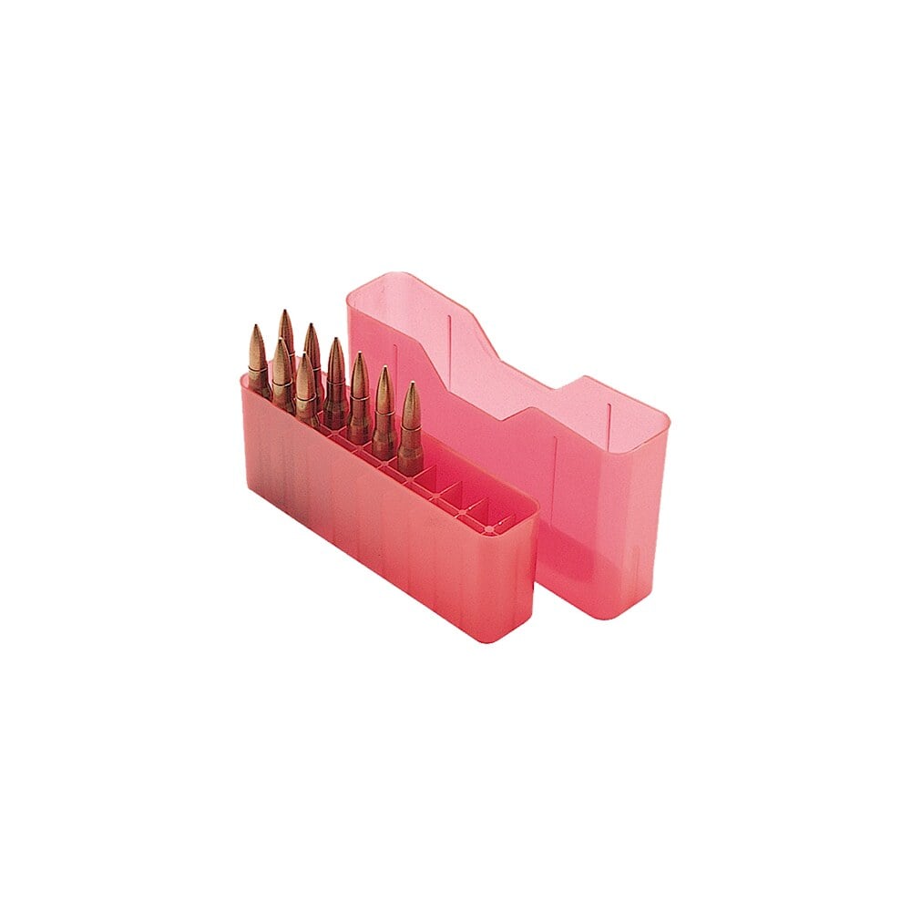 mtm case gard j20m29 slip top ammo box multi caliber clear red polypropylene 20rd MTM Case-Gard J20M29 Slip-Top Ammo Box Multi-Caliber Clear Red Polypropylene 20rd Sports South item 42436
