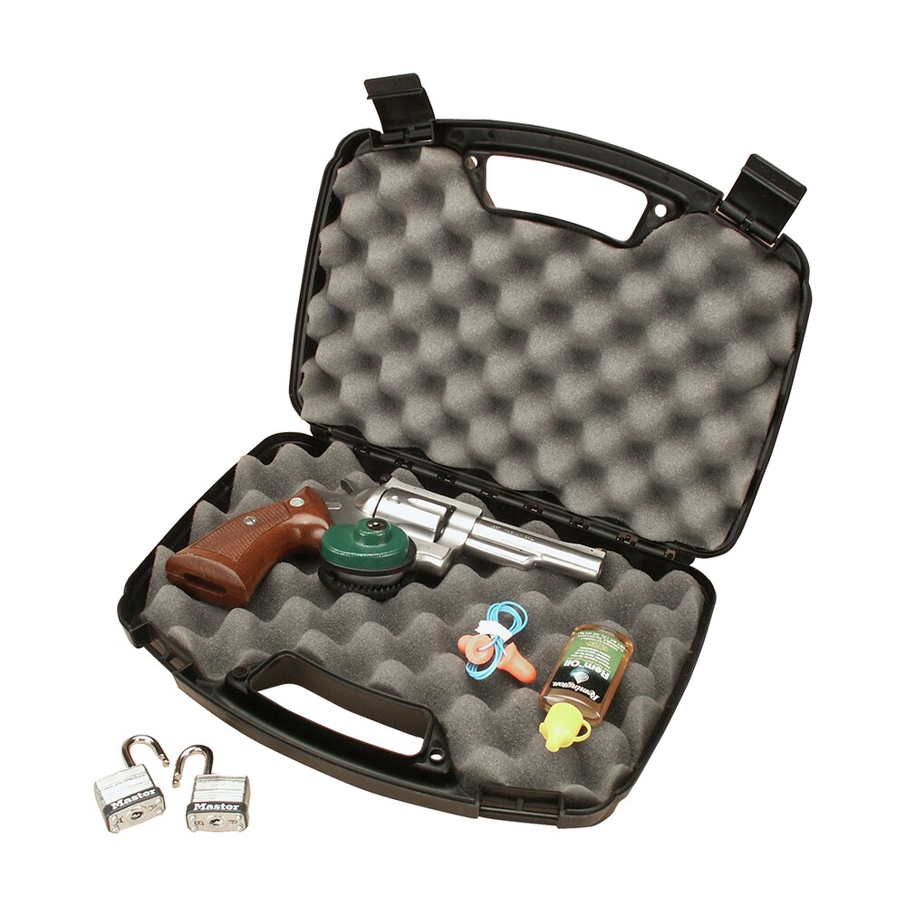 mtm case gard 80740 single handgun case 13" black handgun polypropylene MTM Case-Gard 80740 Single Handgun Case 13" Black Handgun Polypropylene Sports South item 42456