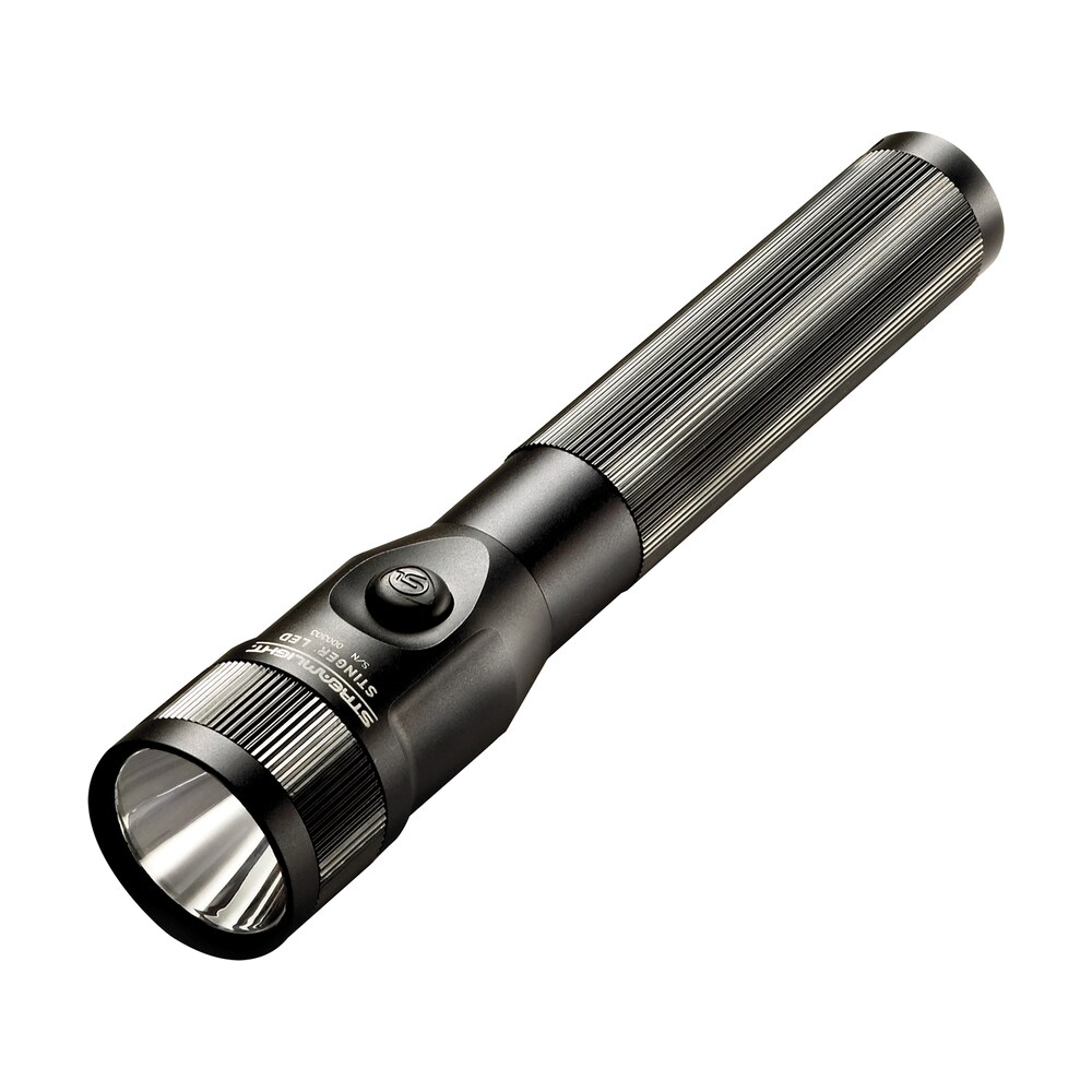 streamlight 75710 stinger led flashlight black anodized 100/200/425 lumens white led (no charger) Streamlight 75710 Stinger LED Flashlight Black Anodized 100/200/425 Lumens White LED (No Sports South item 42562