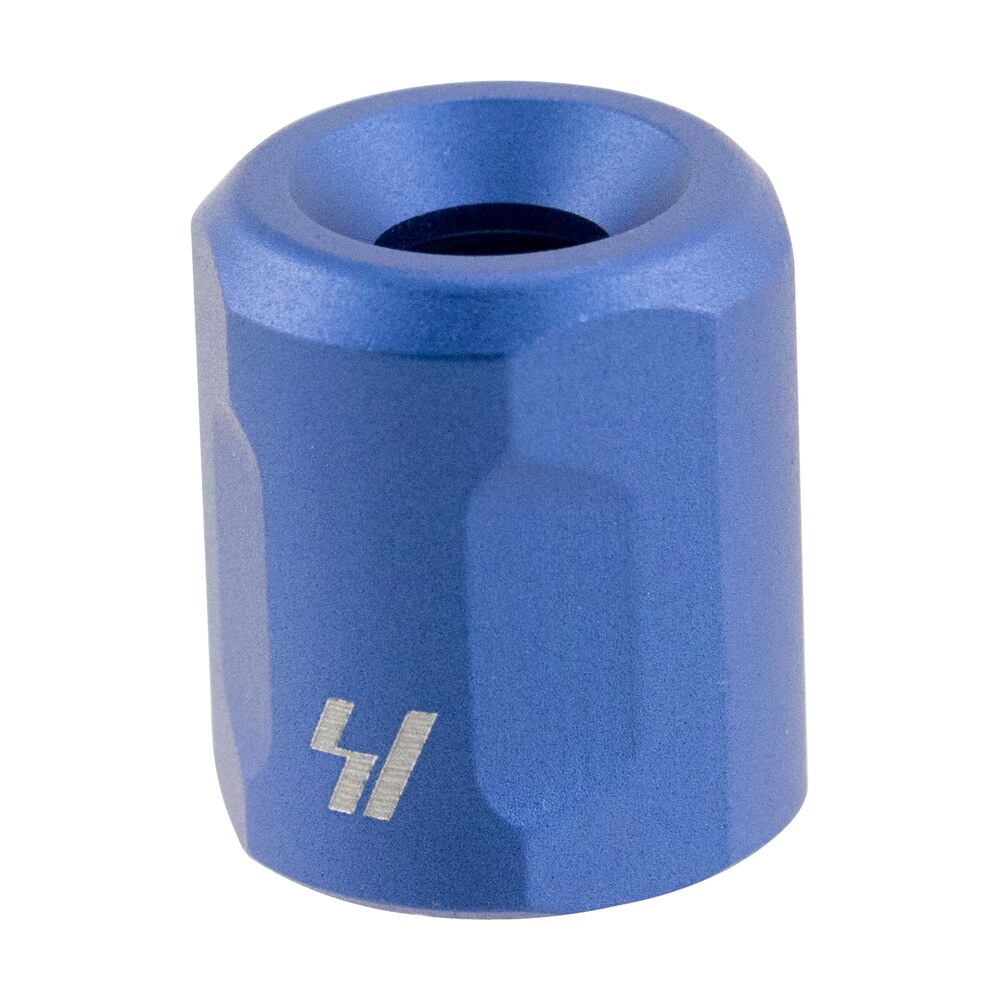 strike bctpblu barrel thread protector 223 rem/5.56x45mm nato ar platform blue anodized aluminum 1/2" 28 tpi Strike BCTPBLU Barrel Thread Protector 223 Rem/5.56x45mm NATO AR Platform Blue Anodized Sports South item 42823