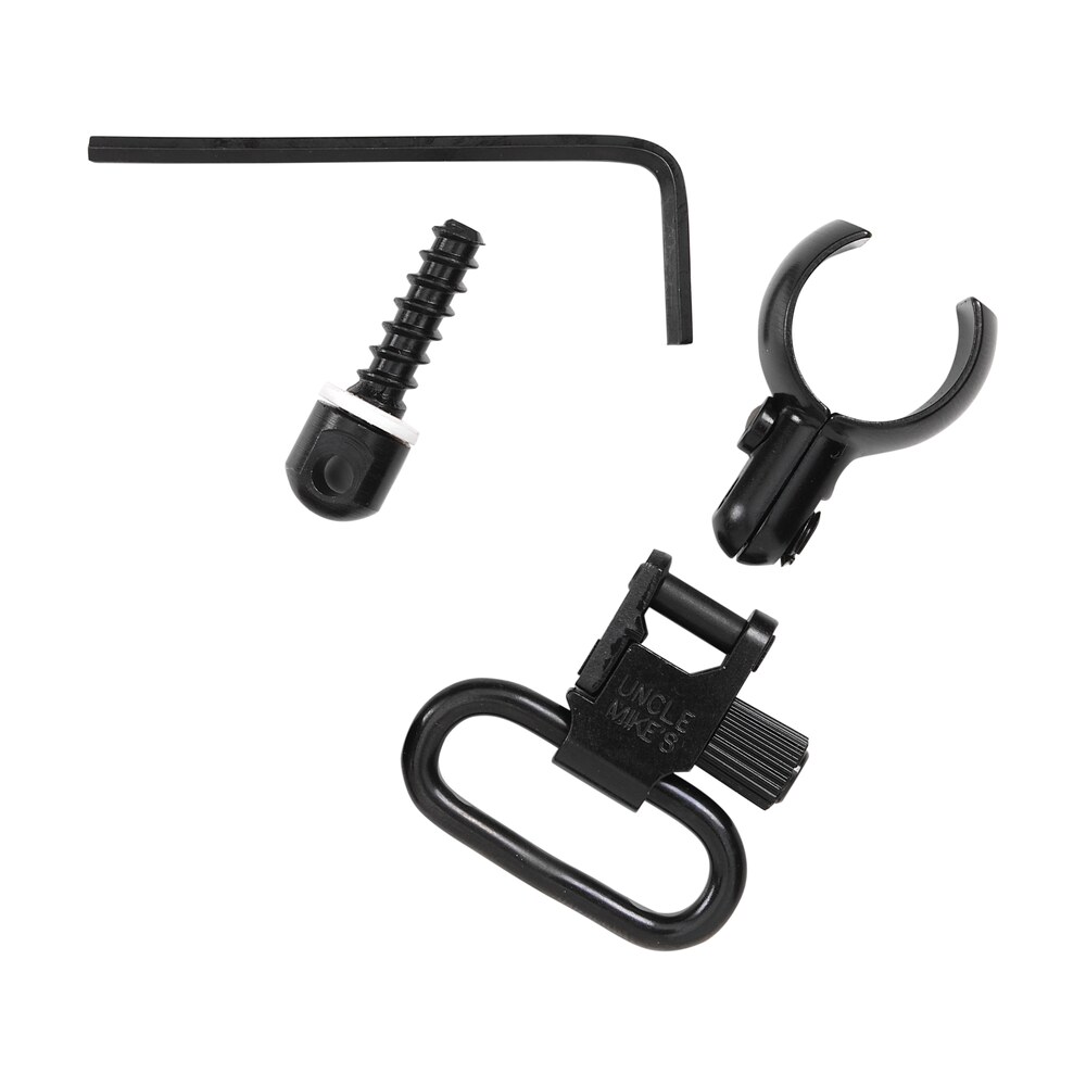 uncle mike's 13912 magnum band swivel set quick detach 115 cfl tri lock blued 1" loop for .630 .675" mag tubes Uncle Mike's 13912 Magnum Band Swivel Set Quick Detach 115 CFL Tri-Lock Blued 1" Loop for Sports South item 44102