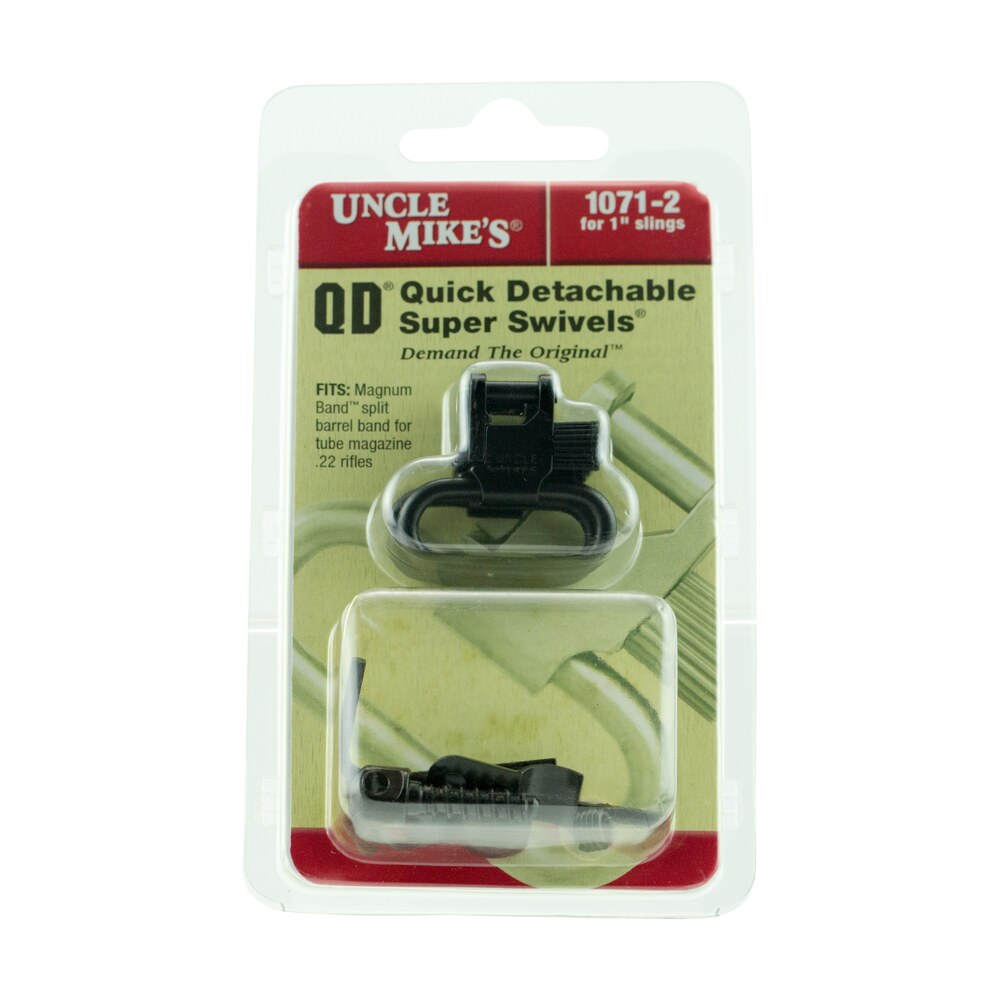 uncle mike's 10712 magnum band swivel set quick detach 115 u22 1" fits .420 .470" diameter mag tubes w/o dismantling gun Uncle Mike's 10712 Magnum Band Swivel Set Quick Detach 115 U22 1" Sports South item 44105