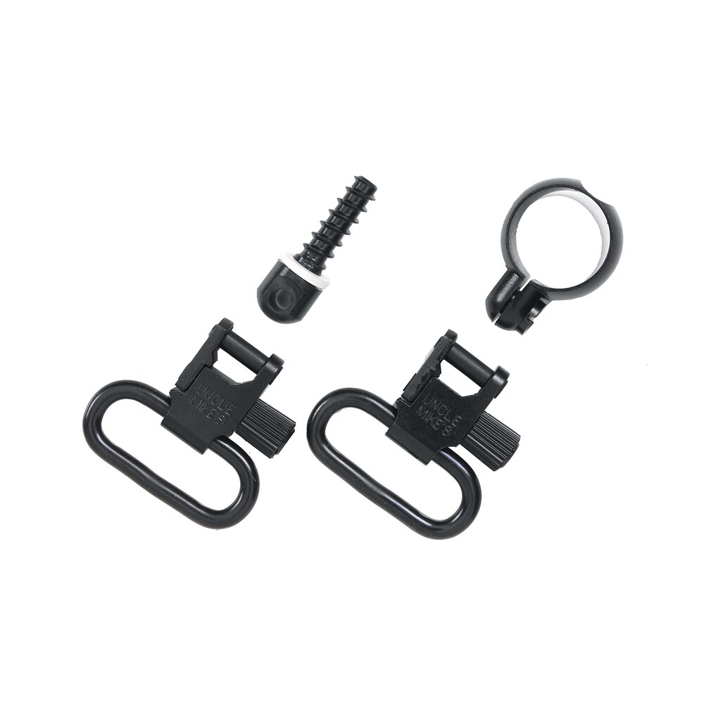 uncle mike's 13312 full band swivel set quick detach 115 cf blued 1.25" loop for lever action winchester & marlin Uncle Mike's 13312 Full Band Swivel Set Quick Detach 115 CF Blued 1.25" Loop for Lever Sports South item 44140