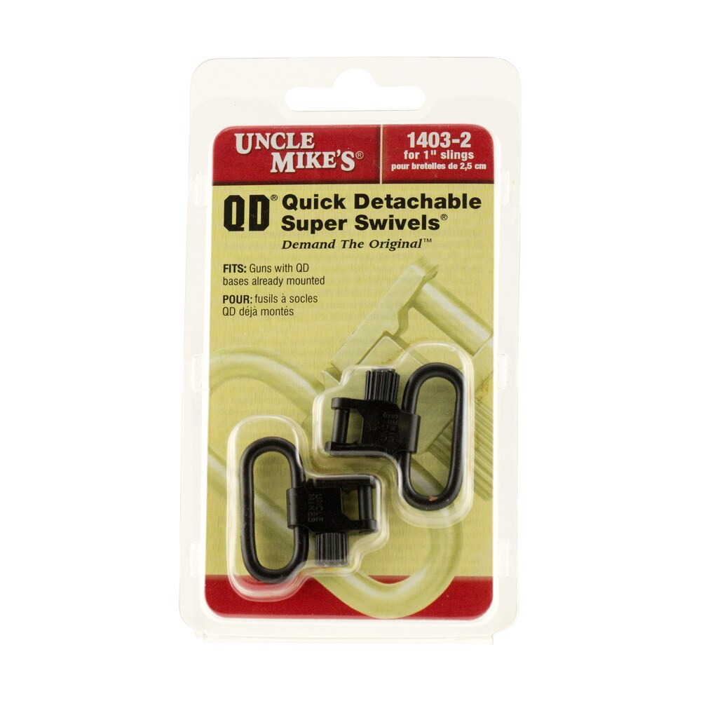 uncle mike's 14032 super swivel quick detach tri lock blued 1" loop for rifles or shotguns w/qd bases Uncle Mike's 14032 Super Swivel Quick Detach Tri-Lock Blued 1" Loop for Rifles or Shotguns Sports South item 44142