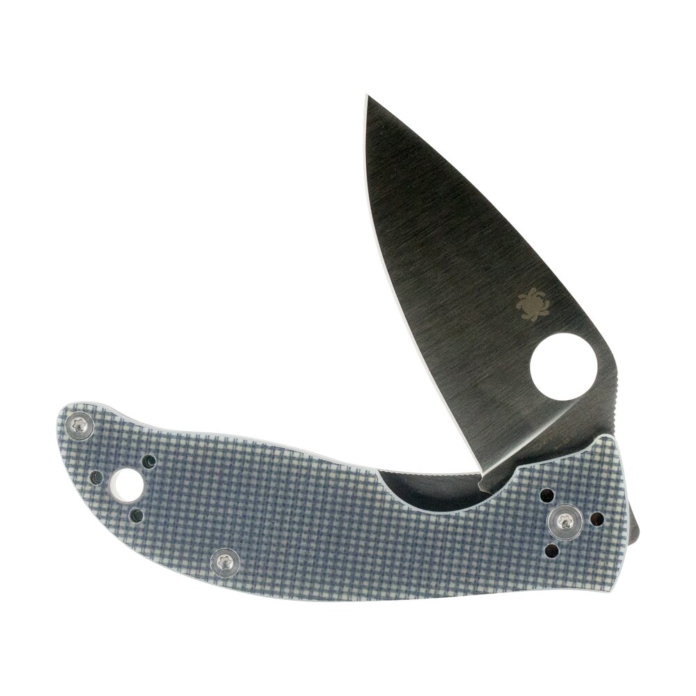 spyderco c220gpgy polestar 3.30" folding drop point plain cts bd1 ss blade gray g10 handle includes pocket clip Spyderco C220GPGY Polestar 3.30" Folding Drop Point Plain CTS BD1 SS Blade Gray G10 Handle Sports South item 44247
