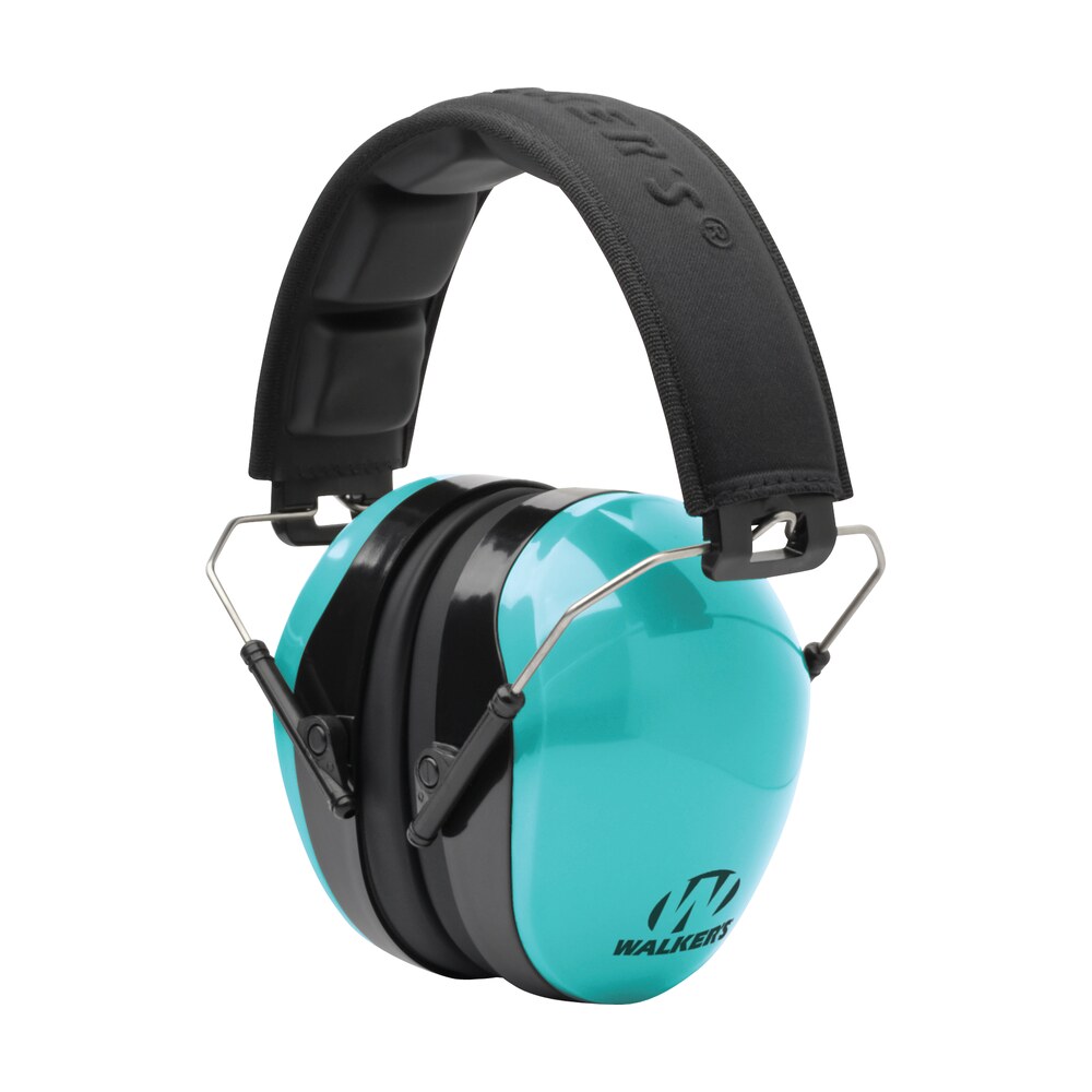 walker's gwpdcpmltl advanced protection passive muff 26 db over the head aqua blue/black polymer Walker's GWPDCPMLTL Advanced Protection Passive Muff 26 dB Over the Head Aqua Blue/Black Sports South item 44260