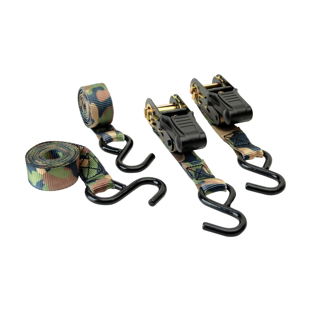 hme rs4pk camouflage ratchet tie down straps camouflage 4 pack HME RS4PK Camouflage Ratchet Tie Down Straps Camouflage 4 Pack Sports South item 44308