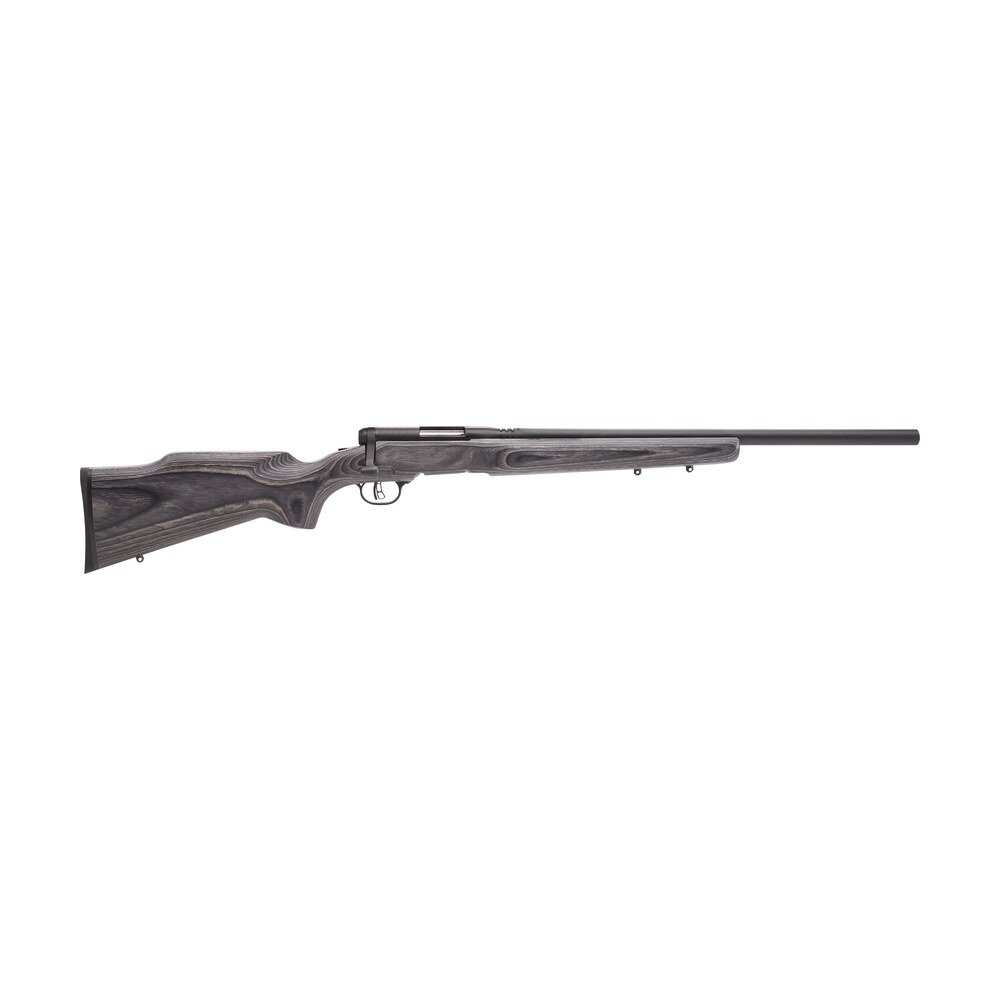 savage arms 96970 b.mag full size 17 wsm 8+1 22″ matte black heavy barrel, matte black drilled & tapped carbon steel receiver, satin gray varmint beavertail laminate stock, right hand Savage Arms 96970 B.MAG Full Size 17 WSM 8+1 22" Matte Black Heavy Sports South item 4437