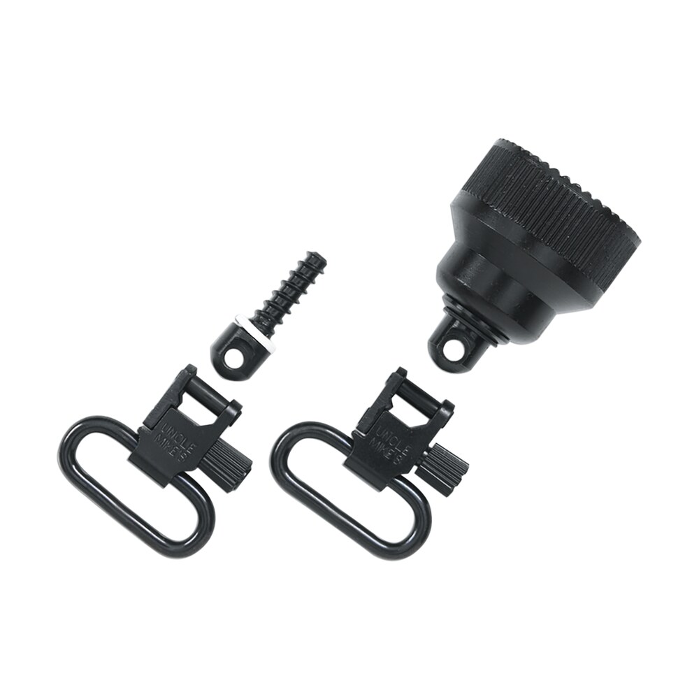 uncle mike's 18015 mag cap swivel set made of steel with blue finish, 1" loop size & quick detach style for 20 gauge remington 870 & 870 youth includes two super swivels Uncle Mike's 18015 Mag Cap Swivel Set made of Steel Sports South item 44408