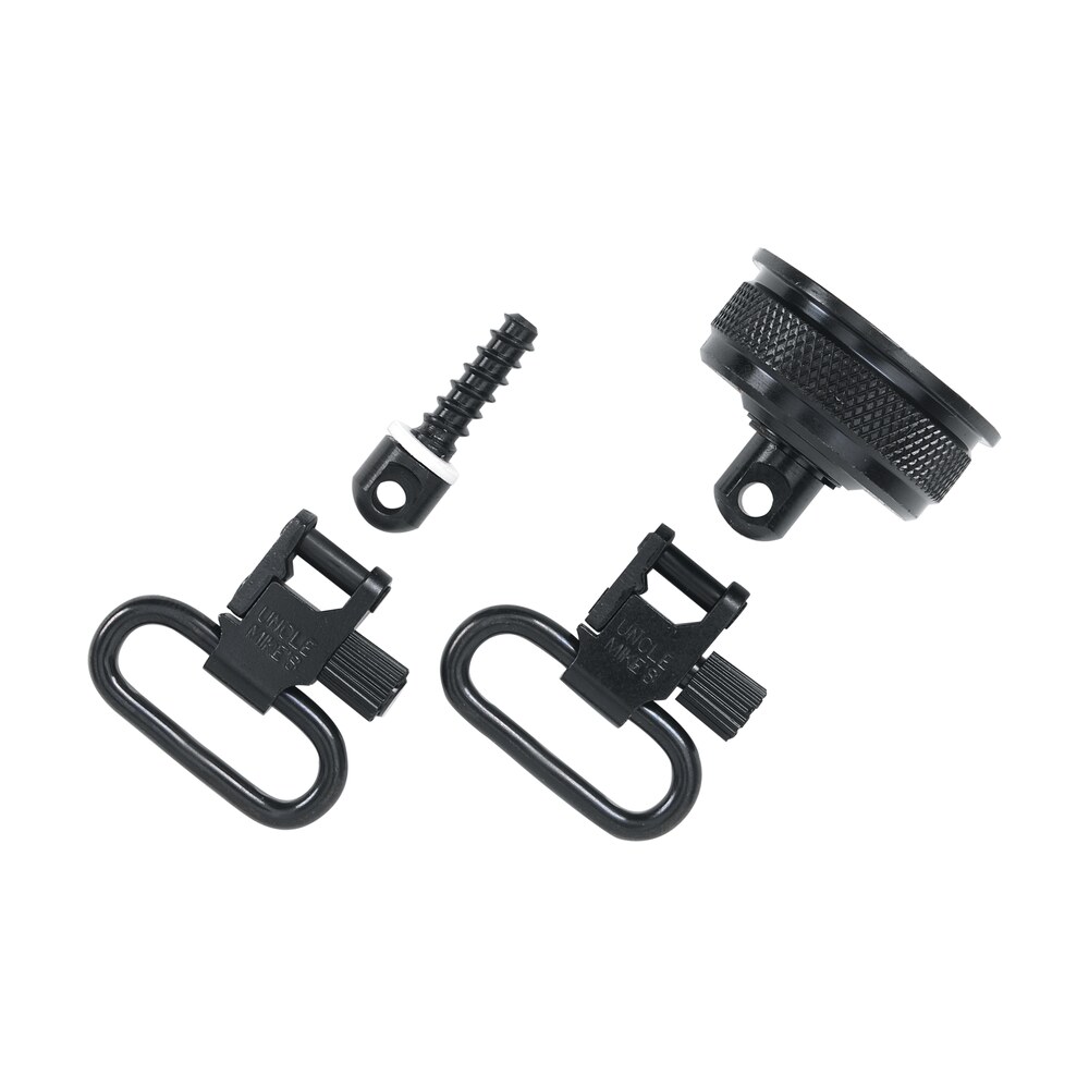 uncle mike's 18032 mag cap swivel set made of steel with blued finish, 1" loop size & quick detach style for 12 gauge remington 11 87 includes two super swivels Uncle Mike's 18032 Mag Cap Swivel Set made of Steel Sports South item 44428