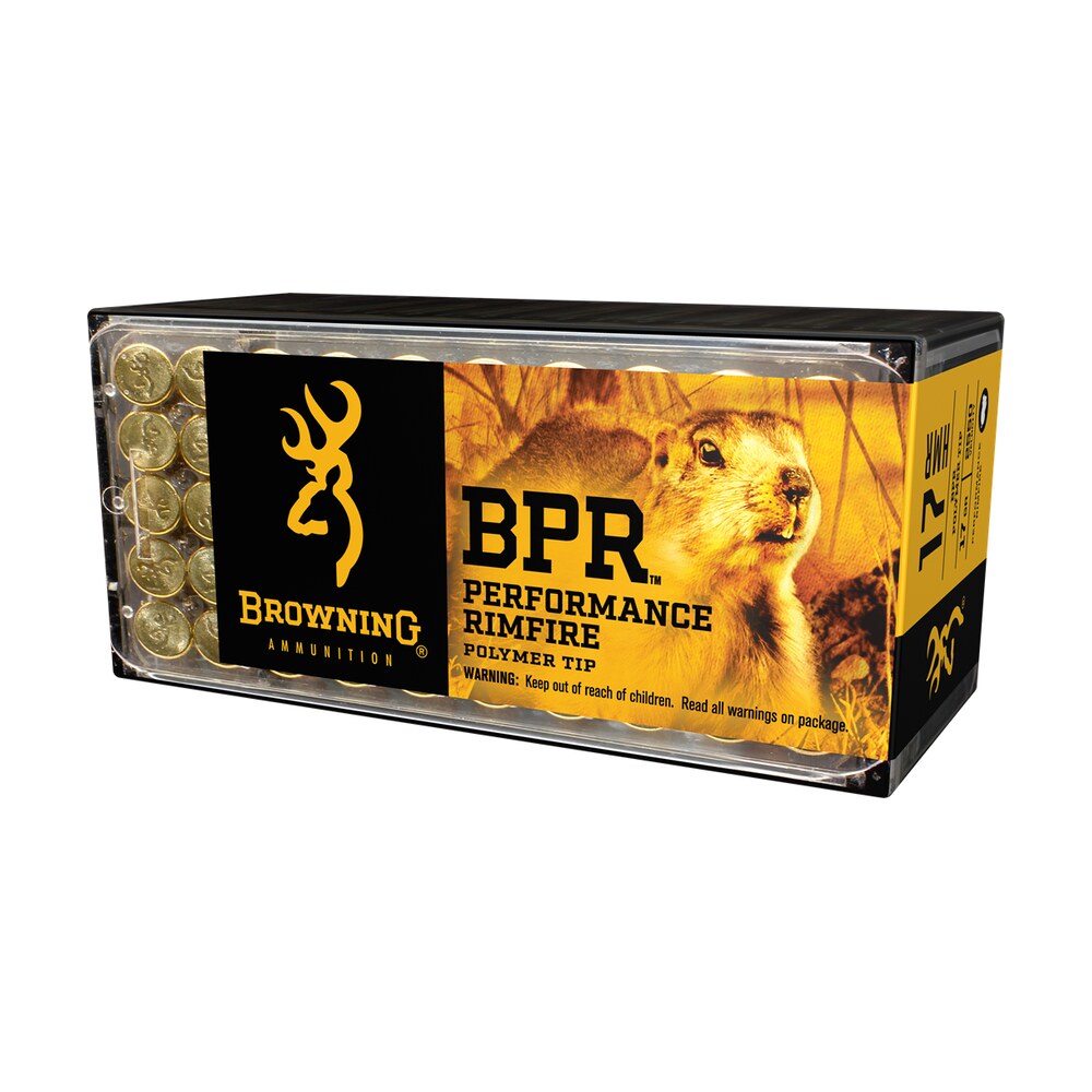 browning ammo b195117050 bpr performance rimfire 17hmr 17gr polymer tip 50 per box/20 case Browning Ammo B195117050 BPR Performance Rimfire 17HMR 17gr Polymer Tip 50 Per Box/20 Case Sports South item 44530