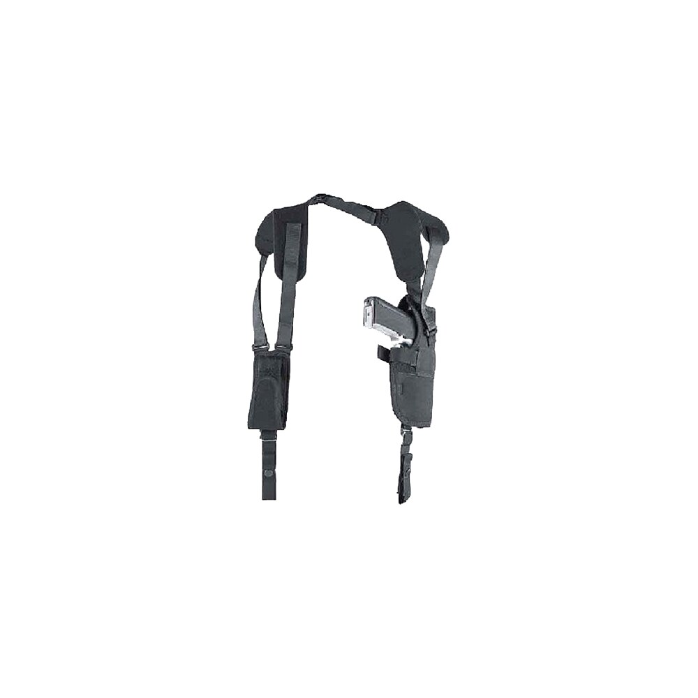 uncle mike's 75011 pro pak vertical shoulder holster shoulder size 01 black nylon harness fits medium autos fits 3 4" barrel right hand Uncle Mike's 75011 Pro-Pak Vertical Shoulder Holster Shoulder Size 01 Black Nylon Harness Sports South item 44693