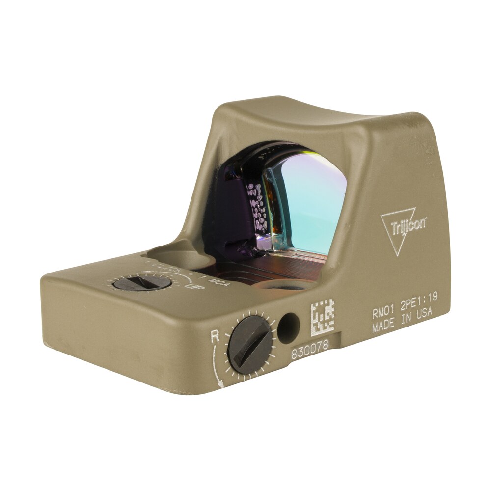 trijicon 700624 rmr type 2 flat dark earth 1 x 0.89" x 0.67" 3.25 moa red dot Trijicon 700624 RMR Type 2 Flat Dark Earth 1 X 0.89" x 0.67" 3.25 MOA Red Dot Sports South item 44834