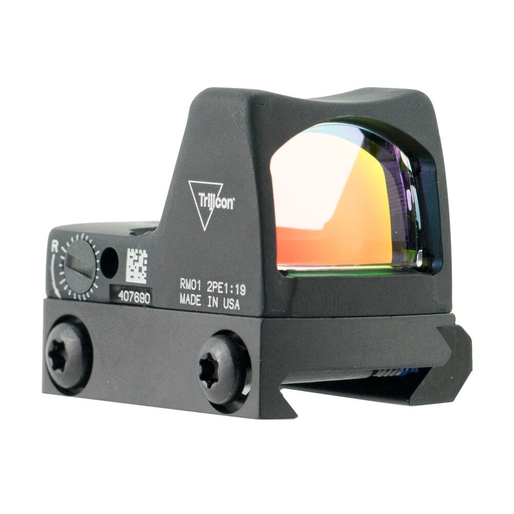 trijicon 700601 rmr type 2 matte black 1 x 0.89" x 0.67" 3.25 moa red dot with picatinny mount Trijicon 700601 RMR Type 2 Matte Black 1 X 0.89" x 0.67" 3.25 MOA Red Dot Sports South item 44835