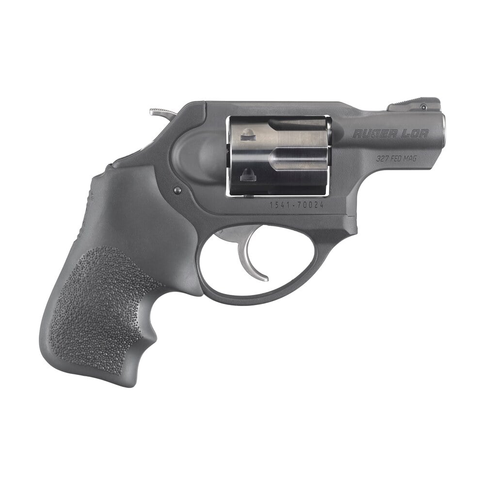 ruger 5462 lcrx small 327 federal mag 6 shot 1.87" matte black barrel, black pvd cylinder, matte black stainless steel frame, hogue tamer monogrip grip, transfer bar safety, exposed hammer Ruger 5462 LCRx Small 327 Federal Mag 6 Shot 1.87" Matte Black Sports South item 44968
