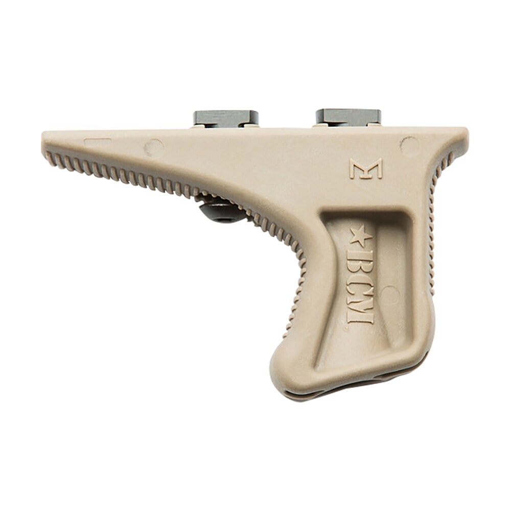 bcm kagmcmrfde bcmgunfighter kinesthetic angled grip mod 3 made of polymer with flat dark earth finish for m lok BCM KAGMCMRFDE BCMGunfighter Kinesthetic Angled Grip MOD 3 Made of Polymer Sports South item 45055
