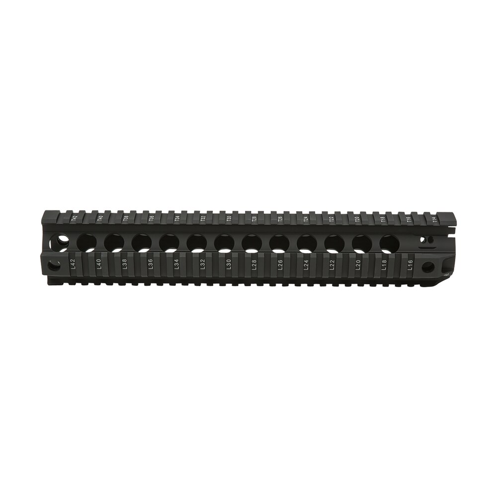 bcm qrf12556blk qrf 12" free floating style made of aluminum with black anodized finish & picatinny rail for ar platform BCM QRF12556BLK QRF 12" Free-Floating Style Made of Aluminum Sports South item 45063