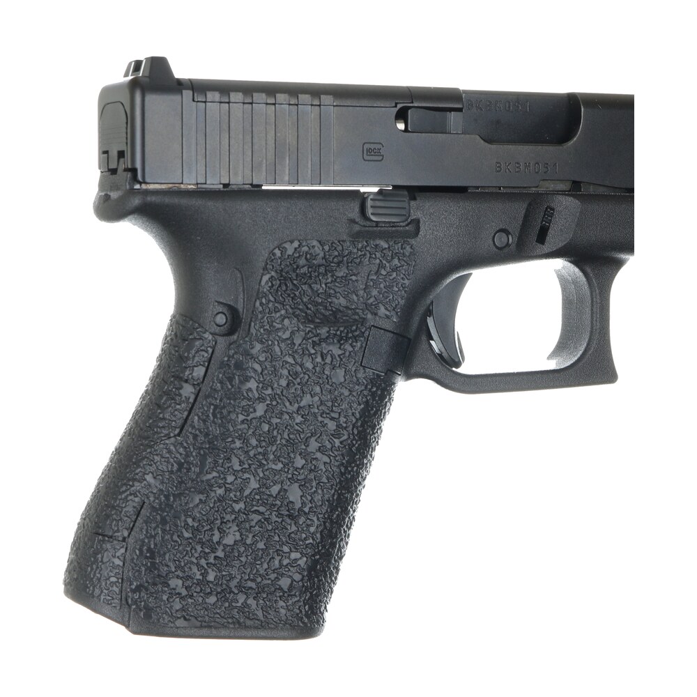 talon grips 382r adhesive grip glock gen5 19/23/25/32/38/44 w/no backstrap, black textured rubber Talon Grips 382R Adhesive Grip Glock Gen5 19/23/25/32/38/44 Sports South item 45188