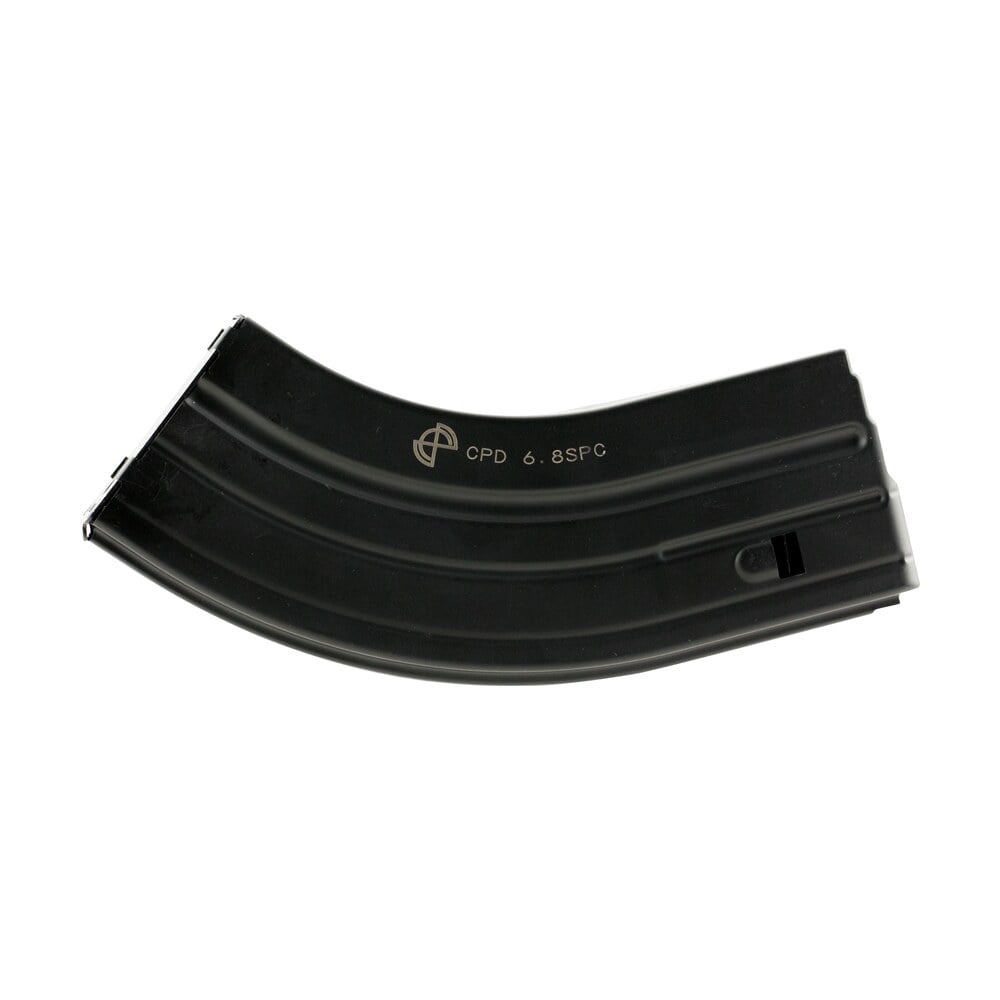 duramag 2868041207cpd ss 28rd 22 nosler/6.8 spc for ar 15 black w/ gray follower detachable DuraMag 2868041207CPD SS 28rd 22 Nosler/6.8 SPC for AR-15 Black Sports South item 45223