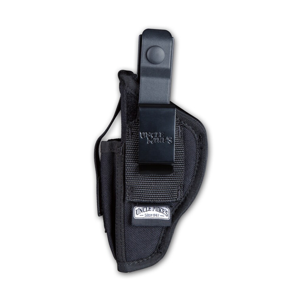 uncle mike's 70020 sidekick hip holster iwb/owb size 02 black kodra nylon belt clip fits med/large da revolver fits 3 4" barrel ambidextrous Uncle Mike's 70020 Sidekick Hip Holster IWB/OWB Size 02 Black Kodra Nylon Belt Clip Sports South item 45658