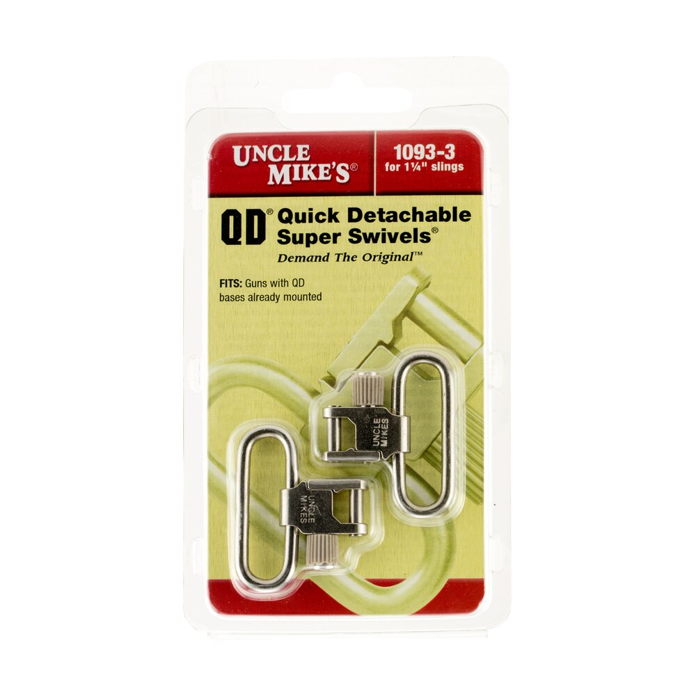 uncle mike's 10933 super swivel quick detach tri lock 1.25" loop nickel finish Uncle Mike's 10933 Super Swivel Quick Detach Tri-Lock 1.25" Loop Nickel Finish Sports South item 45701