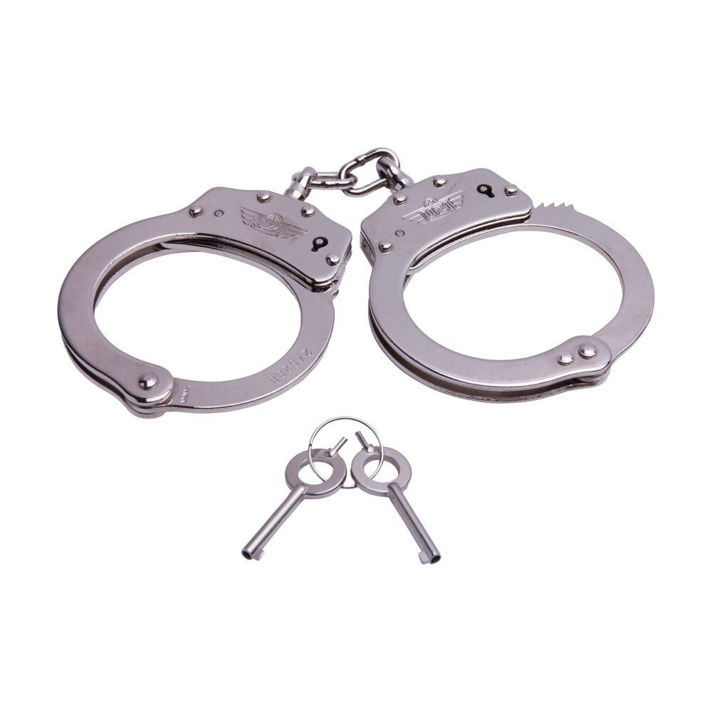 uzi accessories uzihccs handcuffs chain silver stainless steel includes 2 keys Uzi Accessories UZIHCCS Handcuffs Chain Silver Stainless Steel Includes 2 Keys Sports South item 4578