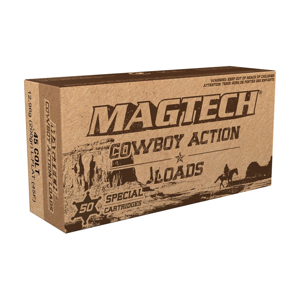 magtech 45f cowboy action 45colt 200gr lead flat nose 50 per box/20 case Magtech 45F Cowboy Action 45Colt 200gr Lead Flat Nose 50 Per Box/20 Case Sports South item 45847