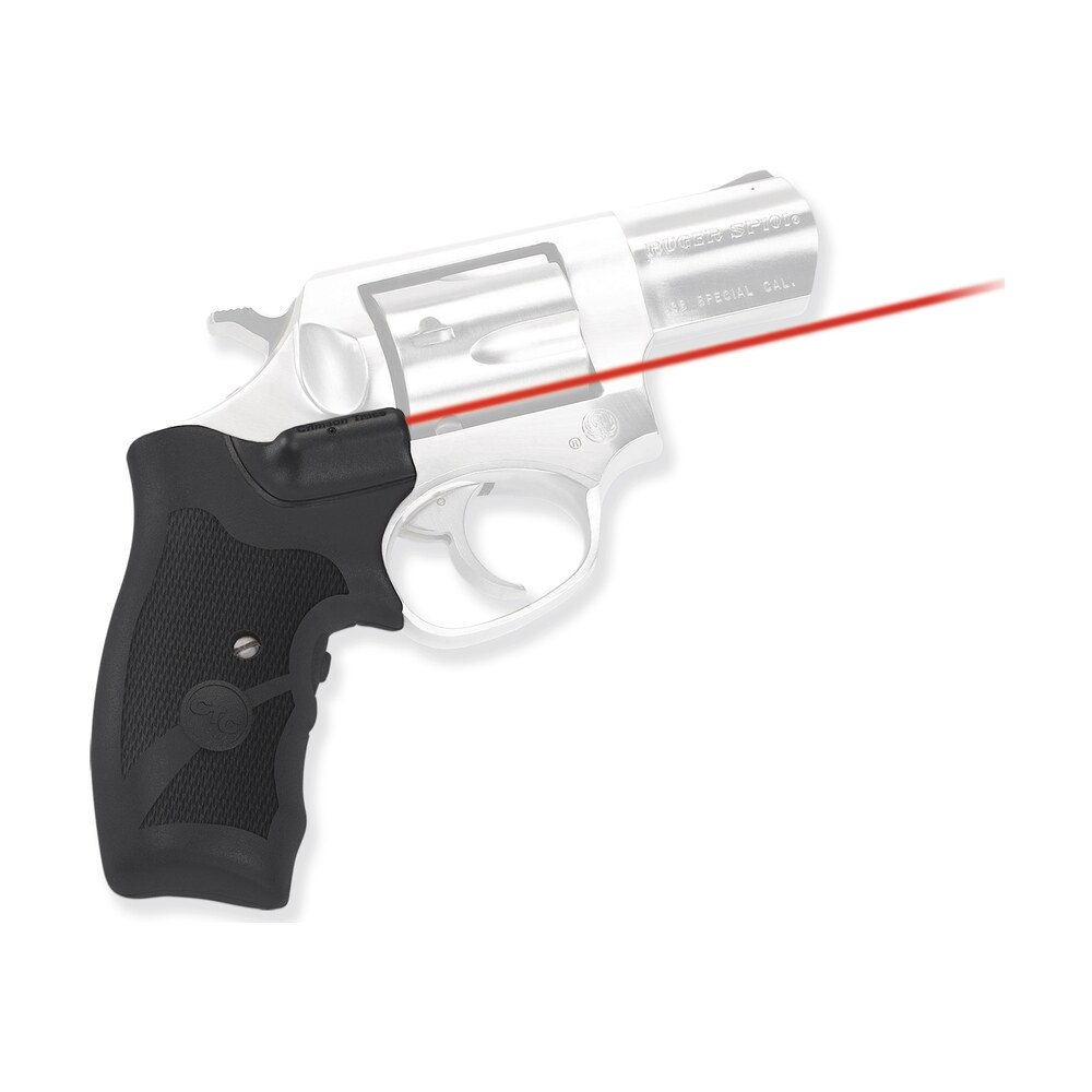 crimson trace 0119501 lasergrips fits ruger sp101, red laser 633nm wavelength 5mw output, black polymer Crimson Trace 0119501 Lasergrips Sports South item 45860