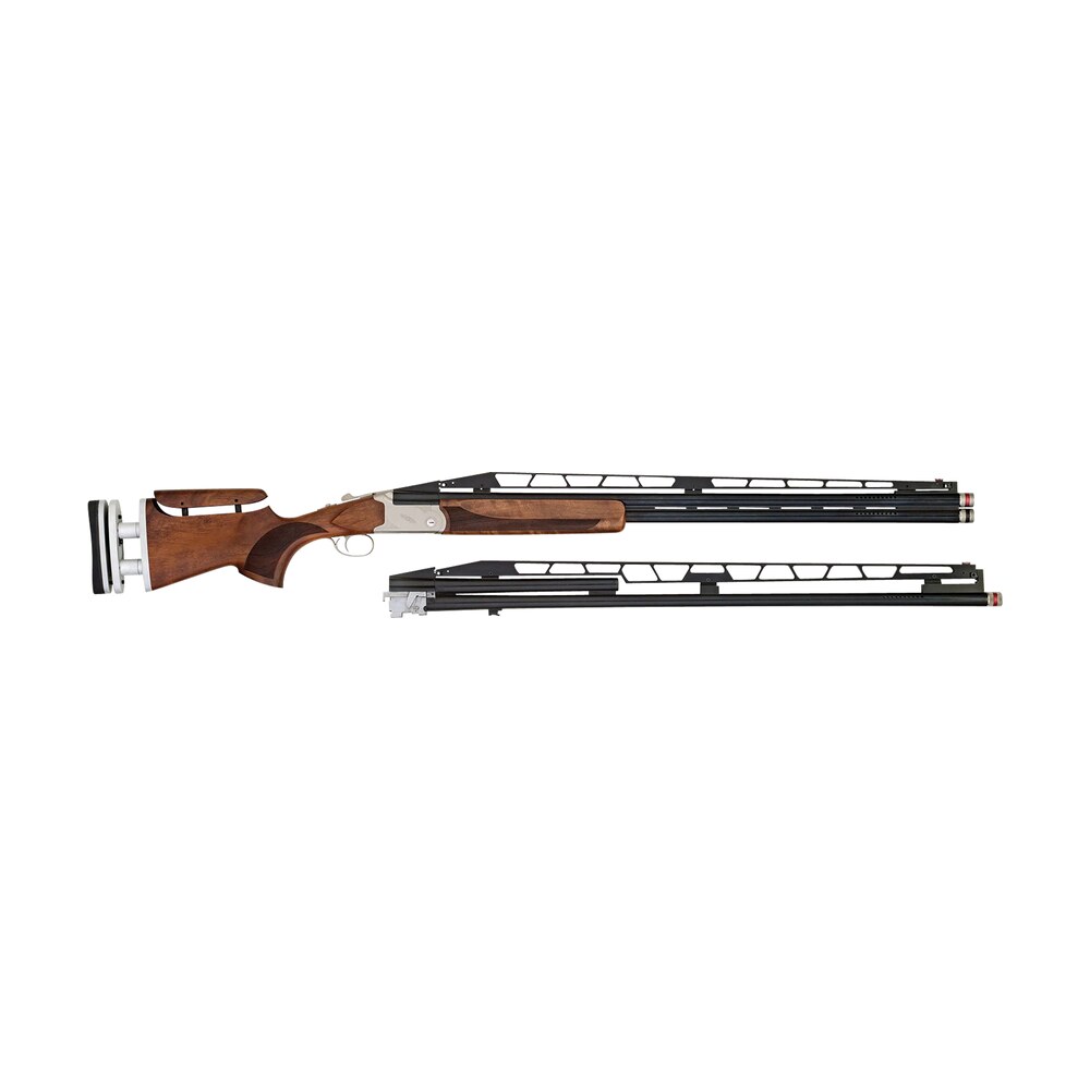tristar 35418 tt 15a combo trap 12 gauge break open 3" 1rd/2rd 32/34" blued vent rib chrome lined barrel, silver receiver, walnut wood fixed w/adj comb stock, right hand TriStar 35418 TT-15A Combo Trap 12 Gauge Break Open 3" 1rd/2rd 32/34" Blued Vent Rib Sports South item 45970
