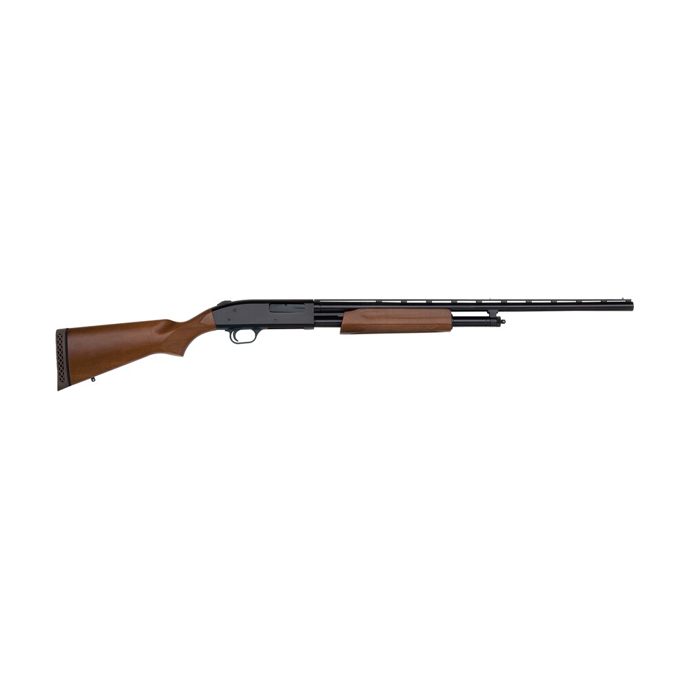 mossberg 50136 500 all purpose full size 20 gauge pump 3" 5+1 26" blued vent rib barrel, blued integral scope mount steel receiver, fixed hardwood stock, right hand, accu set chokes Mossberg 50136 500 All Purpose Full Size 20 Gauge Pump 3" 5+1 26" Blued Vent Rib Sports South item 46366