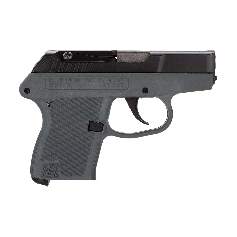 kel tec p32bgry p 32 32 acp caliber with 2.68" barrel, 7+1 capacity, gray finish aluminum frame, serrated blued steel slide & gray polymer grip Kel-Tec P32BGRY P-32 32 ACP Caliber Sports South item 46533