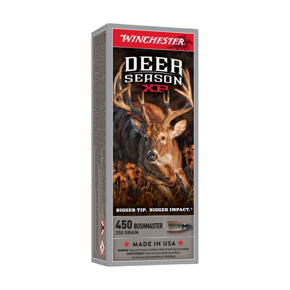winchester ammo x450ds deer season xp 450bushmaster 250gr extreme point 20 per box/10 case Winchester Ammo X450DS Deer Season XP 450Bushmaster 250gr Extreme Point 20 Per Box/10 Case Sports South item 46612