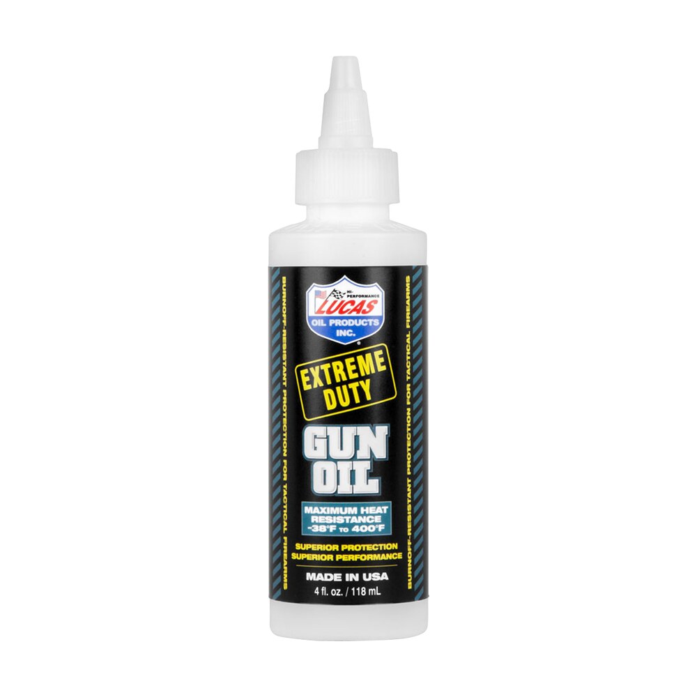 lucas oil 10877 extreme duty gun oil against heat, friction, wear 4 oz squeeze bottle Lucas Oil 10877 Extreme Duty Gun Oil Against Heat, Friction, Wear 4 oz Squeeze Bottle Sports South item 46684