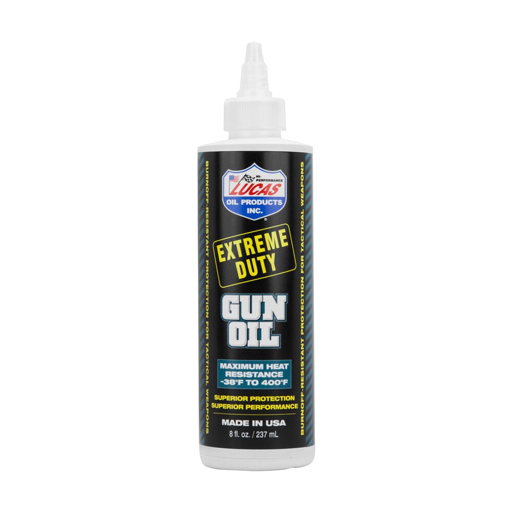 lucas oil 10870 extreme duty gun oil against heat, friction, wear 8 oz squeeze bottle Lucas Oil 10870 Extreme Duty Gun Oil Against Heat, Friction, Wear 8 oz Squeeze Bottle Sports South item 46685
