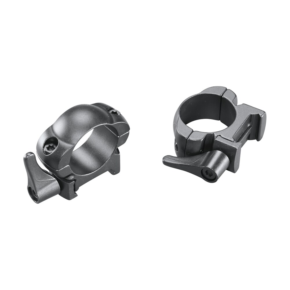 weaver mounts 49325 lever lok matte black 1" medium Weaver Mounts 49325 Lever Lok Matte Black 1" Medium Sports South item 47338