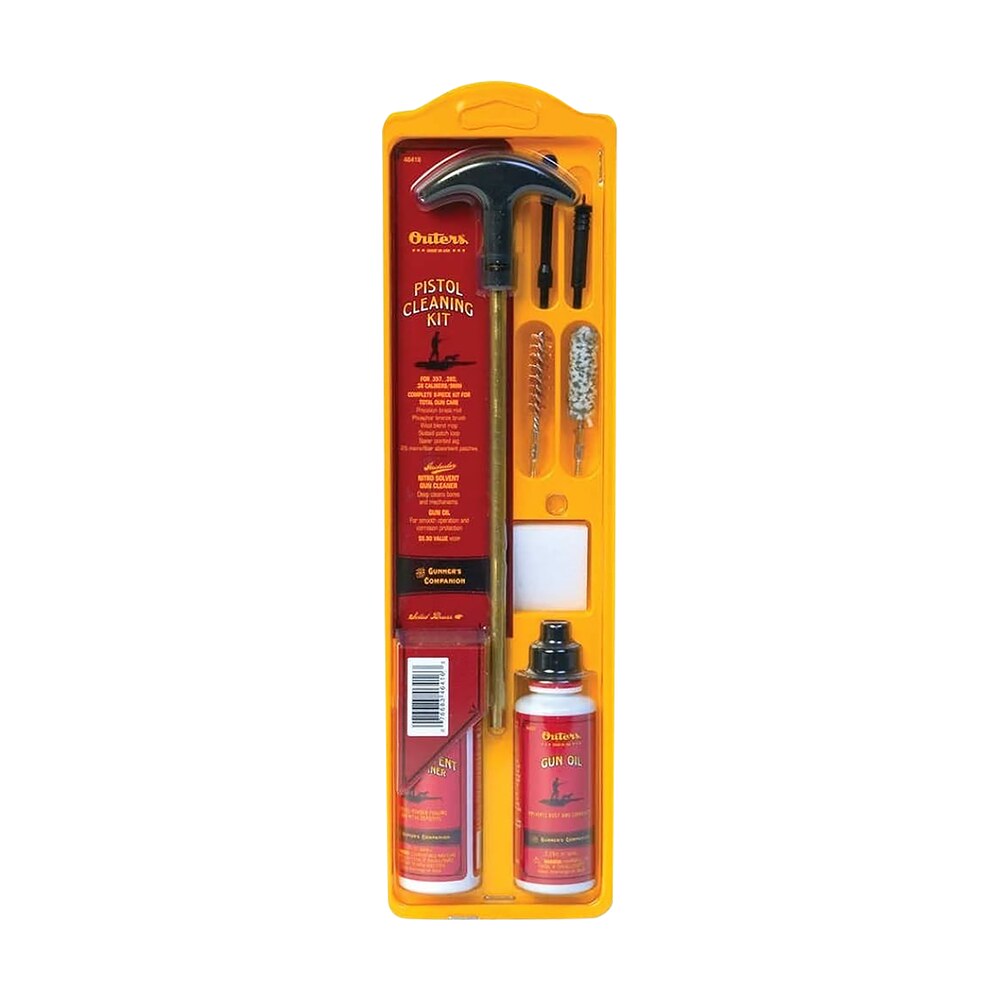 outers 46410 brass rod universal pistol kit universal pistol, includes reusable clamshell for storage Outers 46410 Brass Rod Universal Pistol Kit Universal Pistol, Includes Reusable Clamshell for Sports South item 47704