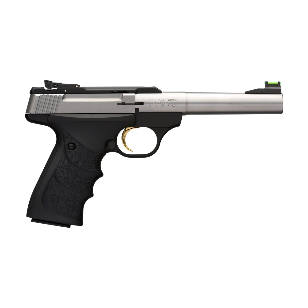 browning 051442490 buck mark camper *ca compliant 22 lr 10+1 5.50" taper bull barrel, matte stainless serrated ss slide & aluminum frame, black ultragrip rx grips Browning 051442490 Buck Mark Camper *CA Compliant 22 LR 10+1 5.50" Taper Bull Sports South item 47783