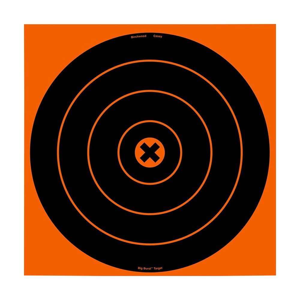 birchwood casey 36123 big burst revealing target self adhesive paper black/orange 12" bullseye 3 pack Birchwood Casey 36123 Big Burst Revealing Target Self-Adhesive Paper Black/Orange 12" Bullseye Sports South item 48227
