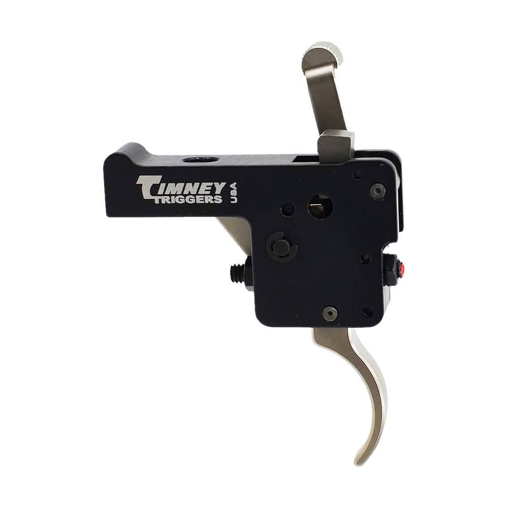 timney triggers 60916 featherweight deluxe curved trigger with 3 lbs draw weight & black/nickel finish for howa 1500 Timney Triggers 60916 Featherweight Deluxe Curved Trigger Sports South item 48428
