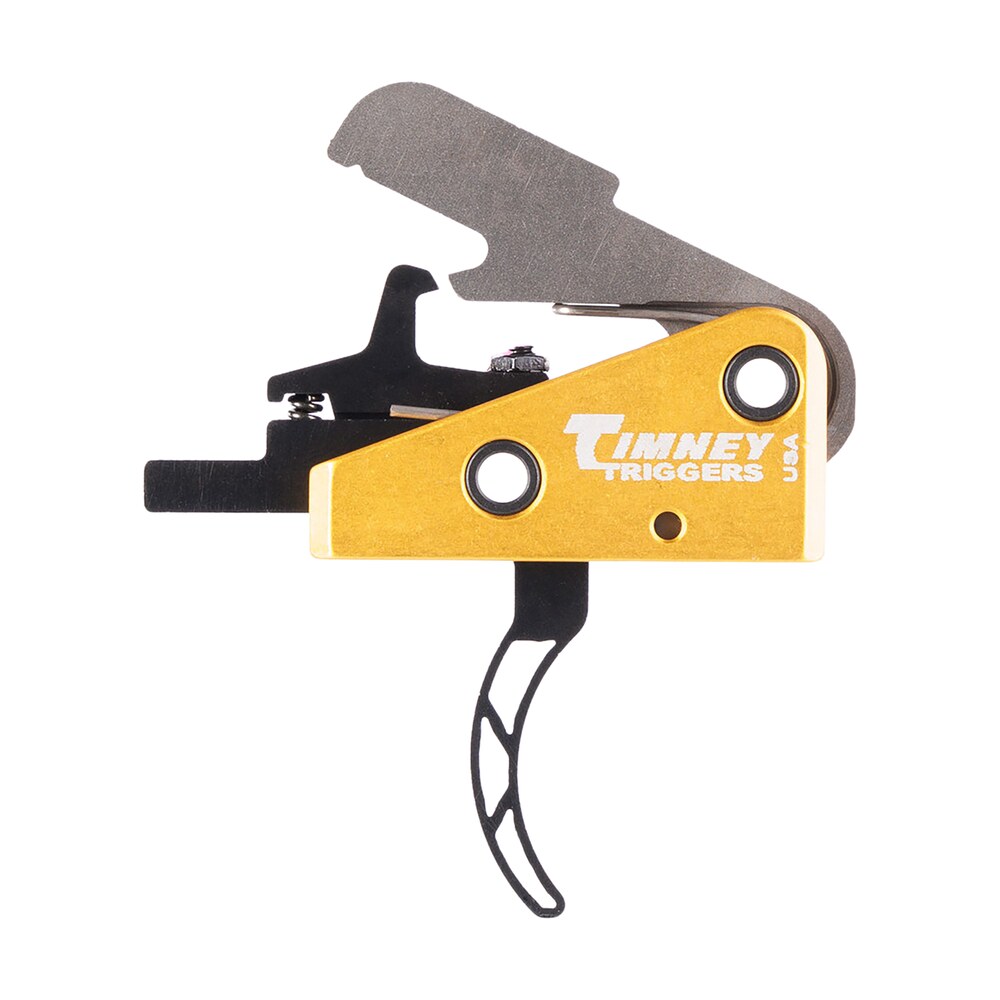 timney triggers 661s competition trigger single stage skeletonized curved trigger with 3 lbs draw weight & black/gold finish for ar 15 Timney Triggers 661S Competition Trigger Single-Stage Skeletonized Curved Trigger Sports South item 48433