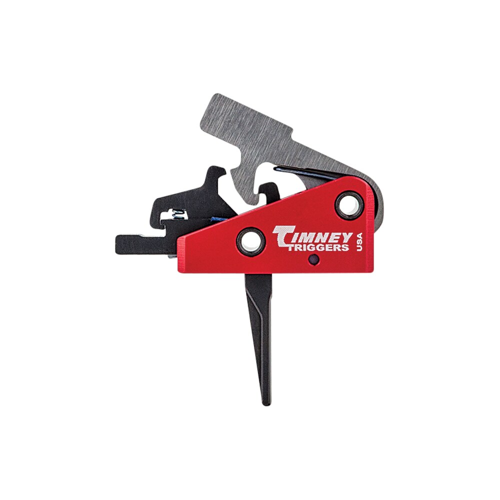 timney triggers 662sst targa short trigger two stage straight trigger with 2 lbs draw weight & black/red finish for ar platform Timney Triggers 662SST Targa Short Trigger Two-Stage Straight Trigger Sports South item 48503